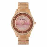Titan Purple Self Expression Analog White Dial Women's Watch-NN95109WM01/NP95109WM01