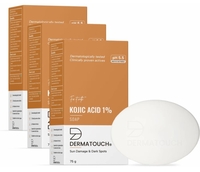 Dermatouch Kojic Acid 1% Soap with Glutathione (pack of 3)