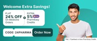 Pharmeasy offer : Get FLAT 24% OFF on allopathic medicines & healthcare on minimum MRP is above ₹1499 (user specific)