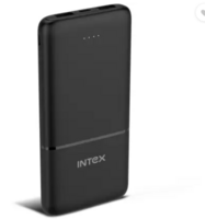 Intex 10000 mAh 12 W Power Bank (Smokey Black, Lithium Polymer, Fast Charging for Mobile)