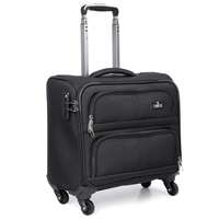 THE CLOWNFISH Wanderer Luggage Polyester Softsided Check-in Suitcase 4 Wheel