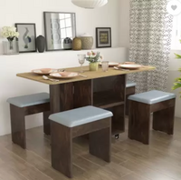 Studio Kook Bonbon Wood 4 Seater Dining Table (Hurry, Only few left!)