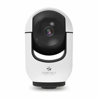 ZEBRONICS Smart Cam 105 WiFi 355 Degree PTZ Camera with Video Monitoring, Night Vision, Motion Tracking, 2MP 1080p, App Access, 2 Way Audio, Ceiling Mount, MicroSD Card & Cloud Storage Support, White