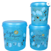 3D METRO SUPER STORE Plastic Container - 5000 ml, 7500 ml, 10000 ml  (Pack of 3, Blue)