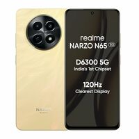 realme NARZO N65 5G (Amber Gold 6GB RAM, 128GB Storage) India's 1st D6300 5G Chipset Apply ₹2250 coupon 