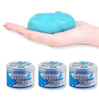 Arto Multipurpose Re-Usable Slime Gel Putty for Dirt, dust Cleaning for Home Windows, Gaps, car Interior, pc,Laptop,Keyboards,Mobile Phones, Earphones and Gadgets (Multicolor) (Pack of 1) (Pack of 3)