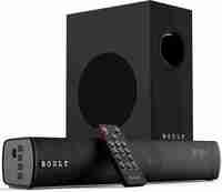 Boult Bassbox X60 with Subwoofer, 60W Power, 2.1 Channel, 3 EQ Modes, Remote Control 60 W Bluetooth Soundbar 
