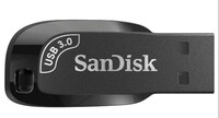 SanDisk Ultra Shift USB Flash Drive USB 3.0, 100MB/s R, 64GB 