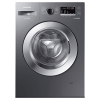 SAMSUNG 7 kg 5 Star Inverter Fully Automatic Front Load Washing Machine (WW70R22EK0X, Eco Bubble Technology, Inox Grey)