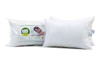 Recron Certified Dream Fibre Pillow (41X61, Fiber;Microfiber, White, Pack Of 2)