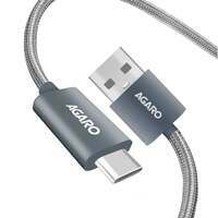 AGARO USB-A to Type C Cable, Unbreakable Braided Cable, 3A Fast Charging