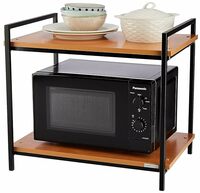 amazon basics Metal Multi-Purpose Rack for Microwave, Oven, OTG | Kitchen Organizer