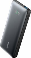 Anker 533 Power Bank 10000 mAh capacity (PD 25W) With 3 Port, 2 USB-C, 1 USB-A Fast Charging for iPhones, iPads, Samsung Smartphones and other Android Devices - Black