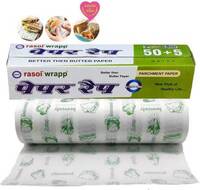 RASOI WRAPP ROTI WRAP/PAPER WRAP/CHAPATI WRAP/FOOD WRAP/PAPER FOIL/BEST FOOD WRAPPING PAPER Parchment Paper  (55 m)