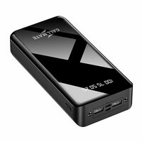 CALLMATE 30000Mah High Capacity Power Bank,15W Fast Charging|Digital Display|2 USB Output Ports&2 Input|Led Torch|for iPhone,Smartphones(15 W,Fast Charging)(Black,Lithium Polymer)