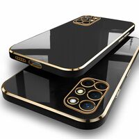 TheGiftKart Luxurious Golden-Plated Back Cover Case for OnePlus 9R 5G | Raised Lips for Camera & Screen Protection