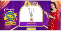 Shopsy ₹1 Deal At 7pm - agarbatti 