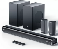 Mivi Fort H880 Soundbar, Dual Subwoofers, Dolby Audio, 880 Watts, 5.2 Channel 880 W Bluetooth Soundbar