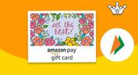 Amazon Pay Gift Card -  GET FLAT ₹100 BACK Min order: ₹2500(user specific)