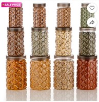 Take a look at this Pack of 12 Plastic Cookie Jar  - 350 ml, 650 ml, 1200 ml Neki Multicolor on Flipkart