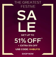 The Greatest Festive Sale | Up to 51% Off + Extra 15% Discount