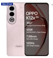 OPPO K12x 5G (Feather Pink, 128 GB)  (6 GB RAM)