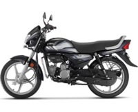 Hero HF Deluxe Bike (i3S with Self Start) (Black Grey)