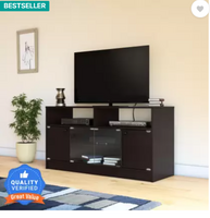 Flipkart Homes Phonox Engineered Wood TV Entertainment Unit  (Dark Wenge)