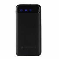 ZEBRONICS MB10000S4 Power Bank, 10000 mAh, 12W, Dual USB Output, Type C & Micro USB Input