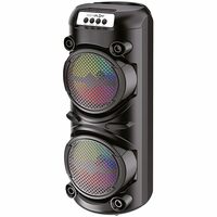 INSTAPLAY BLAST500 Party Speaker(Black) | 50W Bluetooth Speakers | Connect with Smartphone, Laptop, Pc & TV | Wired Karaoke Mic | 6.5 inch Dual Drivers | RGB Lights | USB/SD Card | TWS Function