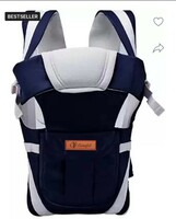 Cutieful High Quality Bag with Strong Belt 4 in 1 Position Baby Carrier  (Nevi Blue, Front carry facing out)