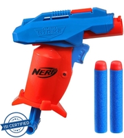 Nerf Alpha Strike Slinger SD-1 Single-Fire Dart Blaster, Incl. 2 Darts, for Ages 8+ Guns & Darts 