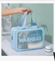  KUKLAR Washbag Pouch Bag for Home & Travel, Toiletry Bag for, Brushes, Accessories Pouch(Sky Blue) 