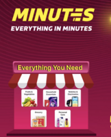 Flipkart Minutes 50% supercoins can be redeemed upto 50 coins per item [maybe user specific]