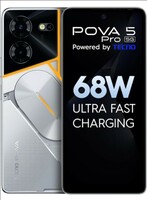 TECNO Pova 5 Pro 5G (Silver Fantasy, 8GB RAM,128GB Storage)| Segment 1st 68W Ultra Fast Charging | India's 1st Multi-colored Backlit ARC Interface | 50MP AI Dual Camera | 6.78”FHD+ Dot-in Display