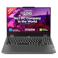 Lenovo [Smartchoice LOQ 12th Gen Intel Core i5-12450HX /39.6cm/ 144Hz 300Nits FHD Gaming Laptop (16GB/512GB SSD/Win 11/ RTX 3050 6GB Graphics/100% sRGB/MSO 21/3 Mon Game Pass/Grey/2.4Kg), 83GS003UIN