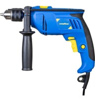 Goodyear Impact Drill Machine for Home Use | Multipurpose Heavy Duty (13mm) 600W Variable Speed Drilling Machine for Professional use, Reversible, DIY Use for Masonry, Steel & Wood, Power Tools