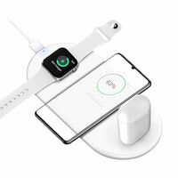 UNIGEN UNIDOCK 310 3-in-1 Qi Wireless Charging Pad Compatible with iPhone 16/15/14/13/12/11/11 Pro/11 Pro Max/X/XS/XR Samsung Phone | Air-Pods 1/2/3/Pro (iWatch Charger Not Included)