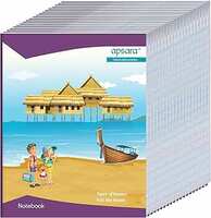 Apsara Small size Softbound Notebook 19x15.5 Pages 92 Unruled