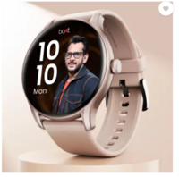boAt Lunar Connect Ace w/ 1.43" AMOLED Display, BT Calling, 100+ Sports Modes & IP68 Smartwatch  (Pink Strap, Free Size)