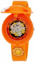 Fastrack Men Synthetic Zoop Orange Dial Analog Digital Watch 