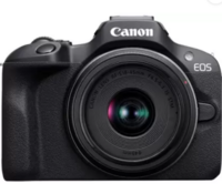 Canon R100 Mirrorless Camera RF-S 18-45mm f/4.5-6.3 IS STM  (Black)