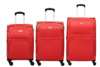 Aristocrat Trigon Red Solid Trolley Bag Pack of 3 - 56 cms,68 cms & 80 cms Aristocrat