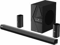 New Launch - boAt Aavante Bar Azure Pro 5.1-Channel Wired Soundbar w/ 550 W Sound, Wireless Rear Satellite Speakers, EQ Modes, Bluetooth v5.4, Multiple Ports, Bass and Treble Controls &Master Remote(Premium Black)