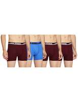 LUX VENUS Men's Pack of 3 Plain Boxers