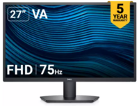 DELL SE-Series 68.58 cm (27 inch) Full HD LED Backlit VA Panel with 5-Years warranty, HDMI & VGA, Tilt adjustment Monitor 