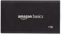 amazon basics Portable 1TB SSD, USB 3.2 Gen 2x2 (20Gbps, Type-C), Read Speed up to 2000MB/s