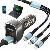 Costar 95W Car Charger Fast Charging for Laptop