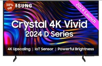 Limited-time deal: Samsung 108 cm (43 inches) D Series Crystal 4K Vivid Ultra HD Smart LED TV UA43DUE70BKLXL (Black)