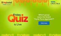 Bigbasket: Friday Quiz Win ₹25 credits (2000 Winners)